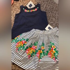 NWT Janie and Jack 2 piece set 3/6 months Beautiful
